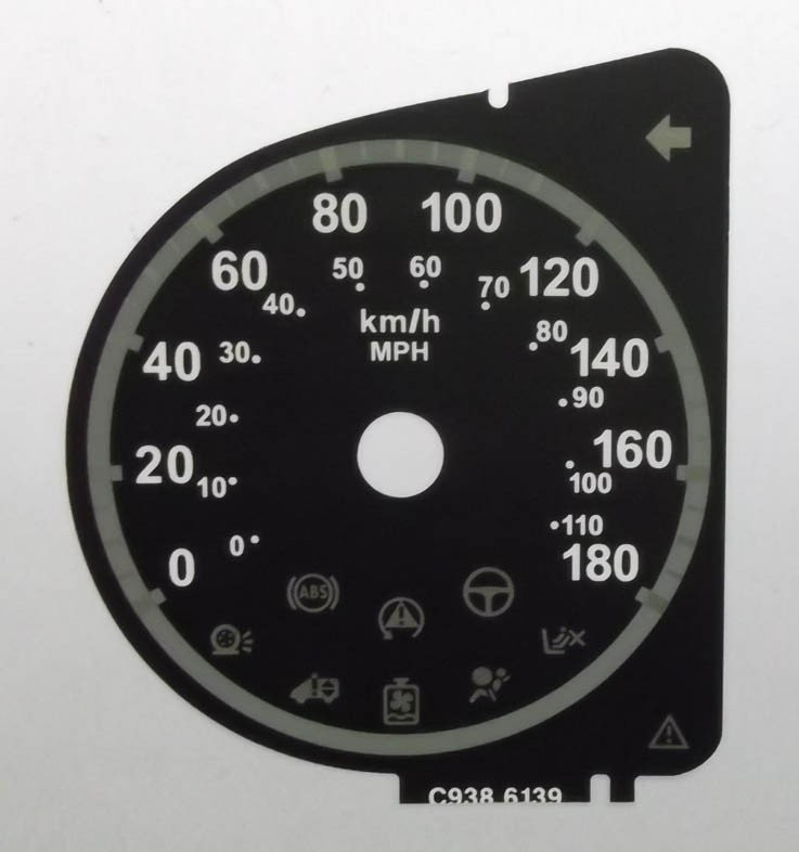 DUCATO KMH DIAL CONVERSION