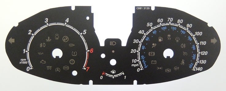 B-MAX PETROL MPH DIAL CONVERSION