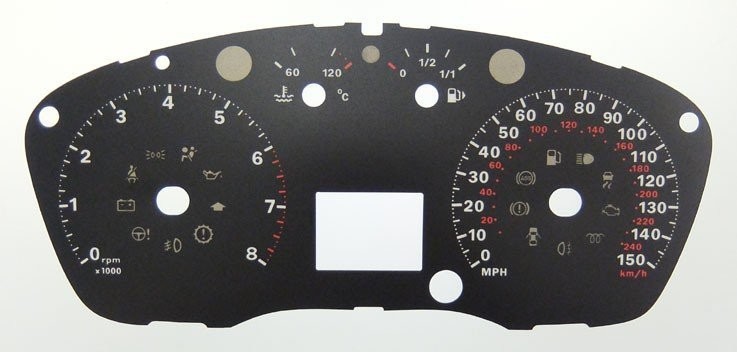 FOCUS / C-MAX PETROL MPH DIAL CONVERSION