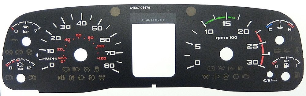 CARGO MPH DIAL CONVERSION