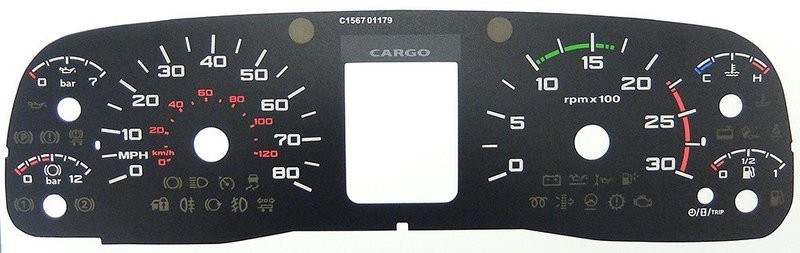 CARGO MPH DIAL CONVERSION