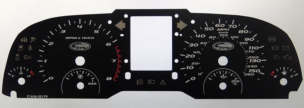 FALCON MPH DIAL CONVERSION