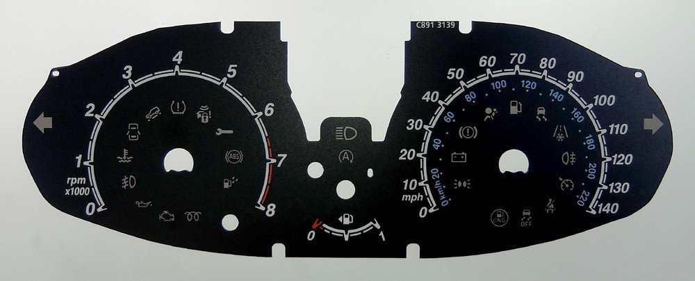 FIESTA PETROL MPH DIAL CONVERSION