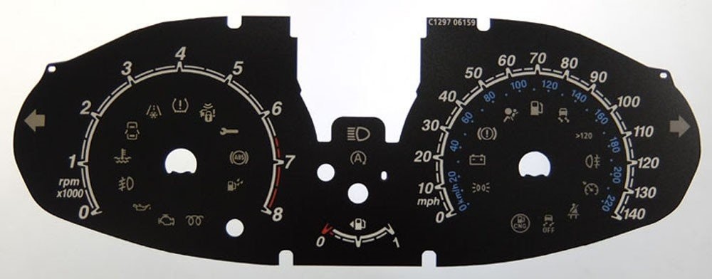 FIESTA PETROL MPH DIAL CONVERSION