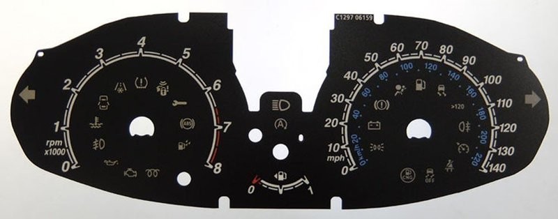 FIESTA PETROL MPH DIAL CONVERSION