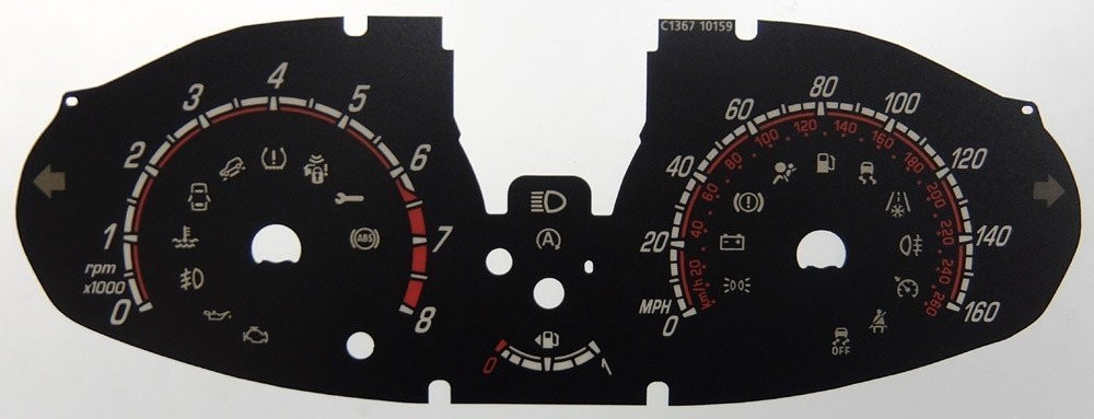 FIESTA ST MPH DIAL CONVERSION