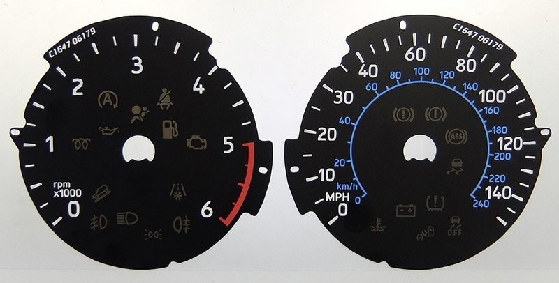 KUGA DIESEL MPH DIAL CONVERSION