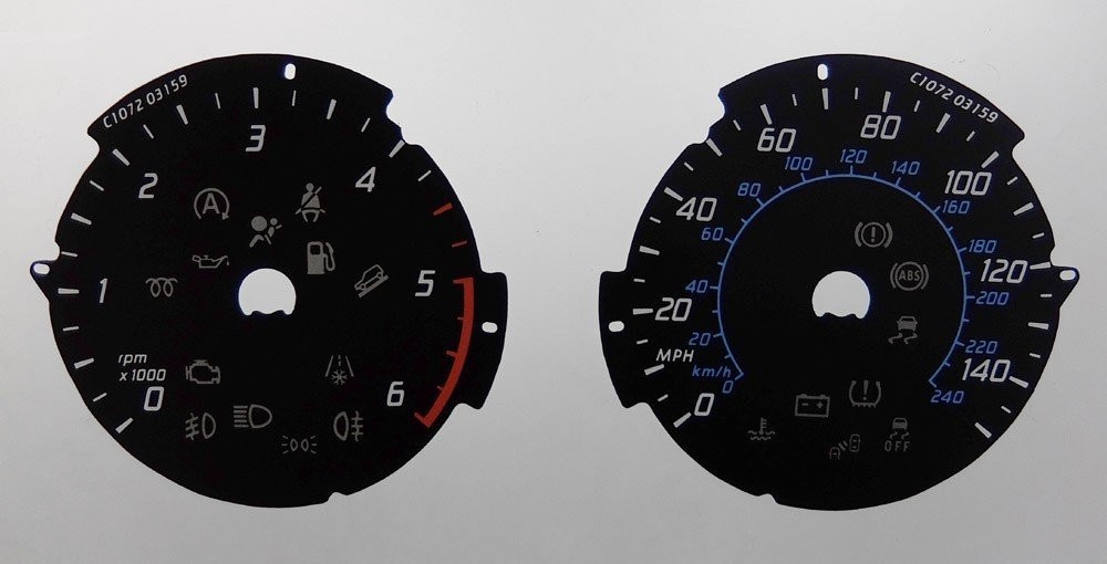 KUGA DIESEL MPH DIAL CONVERSION