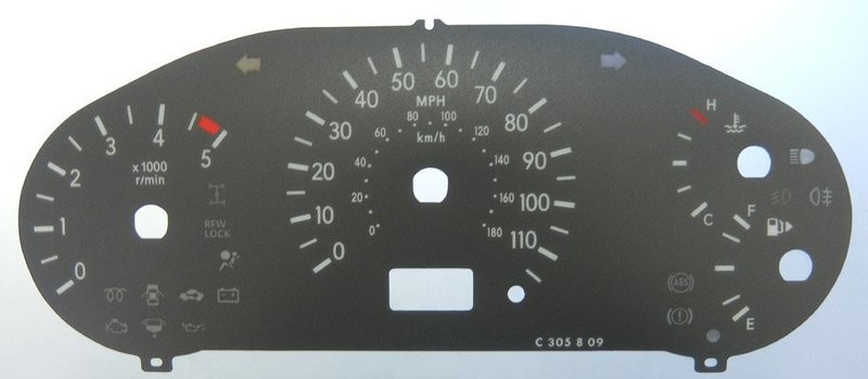 BT-50 MPH DIAL CONVERSION