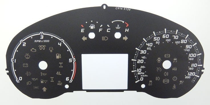 BT-50 MPH DIAL CONVERSION