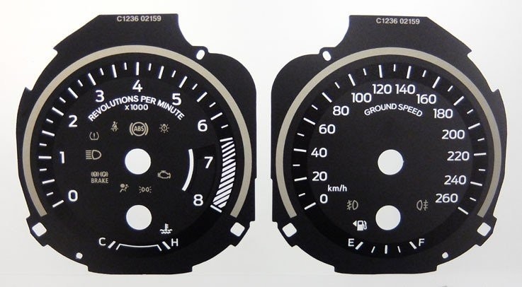 MUSTANG KMH DIAL CONVERSION