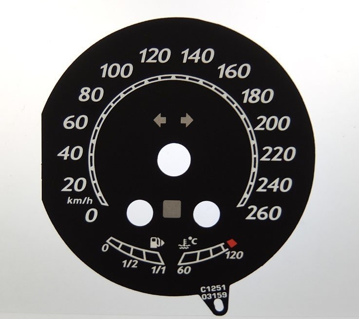 MONDEO KMH DIAL CONVERSION