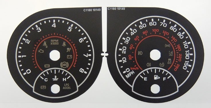 COMMODORE MPH DIAL CONVERSION