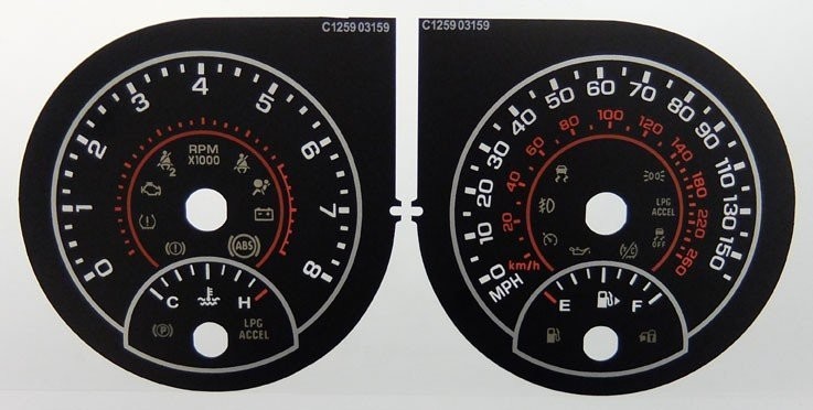 COMMODORE MPH DIAL CONVERSION