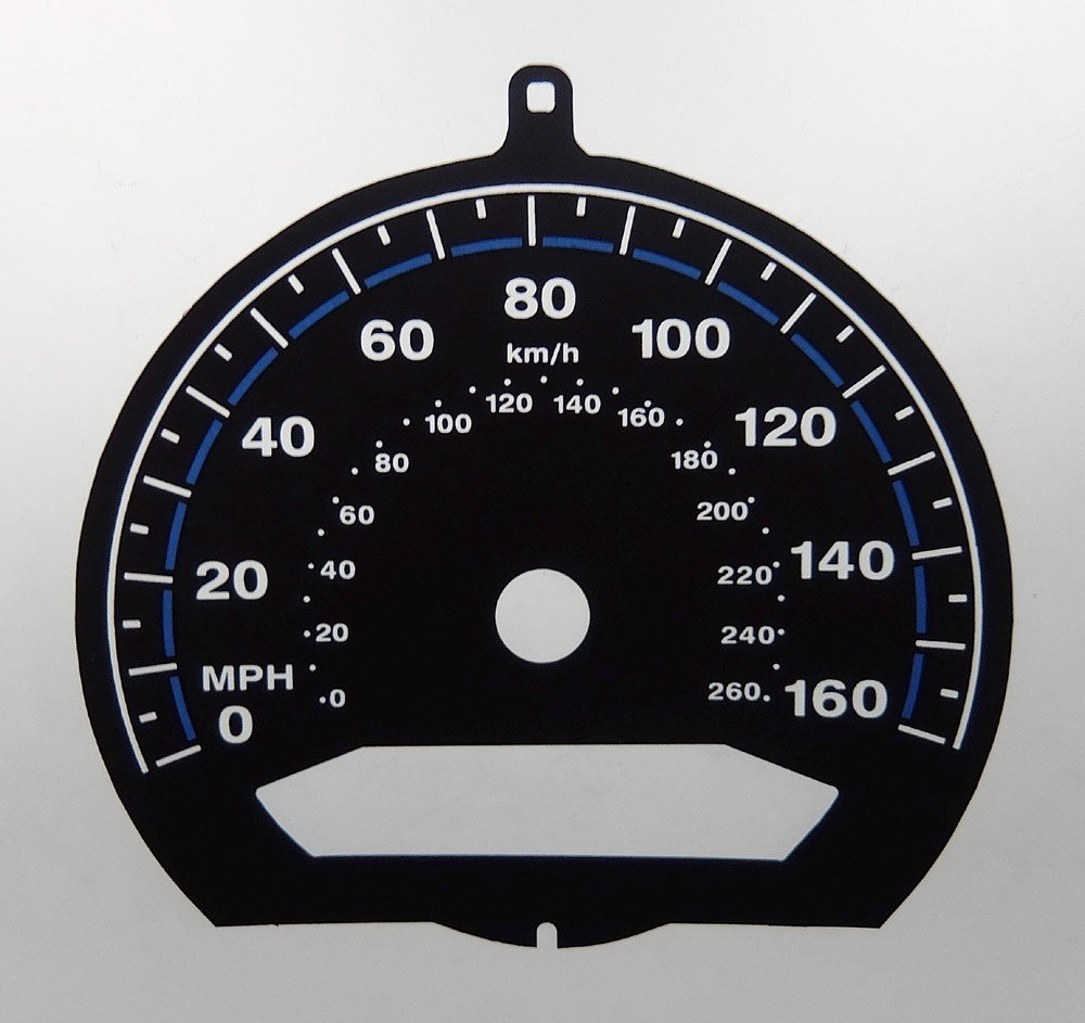 ACCORD MPH DIAL CONVERSION (BLUE)