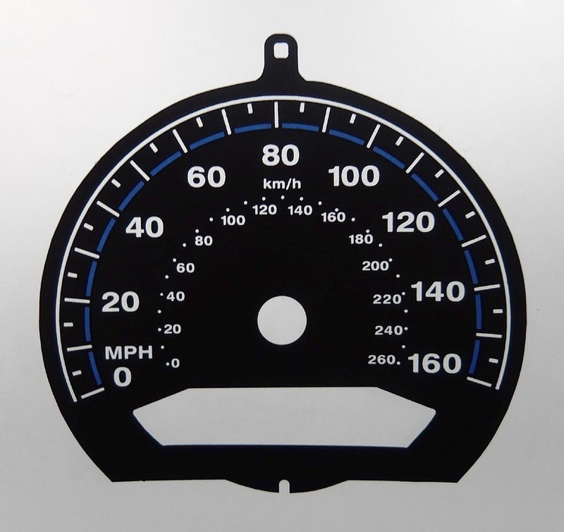 ACCORD MPH DIAL CONVERSION (BLUE)