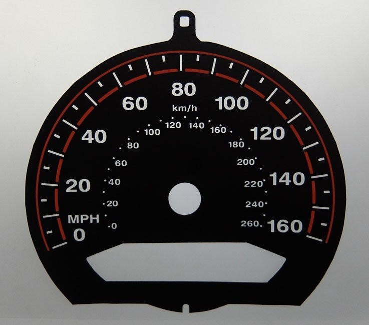 ACCORD MPH DIAL CONVERSION (RED)