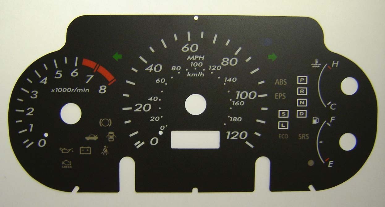 CIVIC MPH DIAL CONVERSION