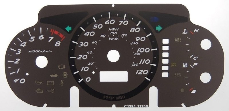 STEPWAGON MPH DIAL CONVERSION