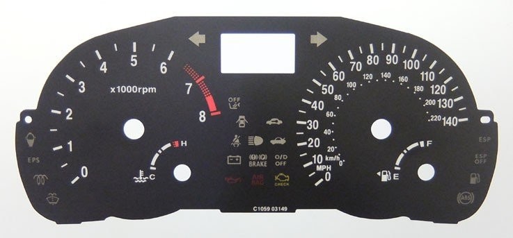 ACCENT MPH DIAL CONVERSION