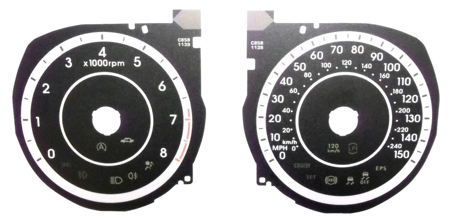 ELANTRA MPH DIAL CONVERSION