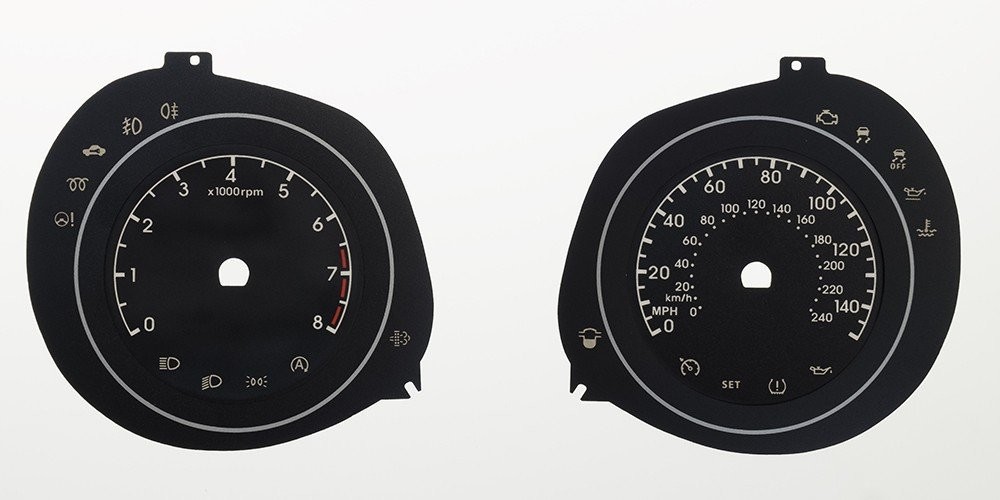 iX20 PETROL MPH DIAL CONVERSION