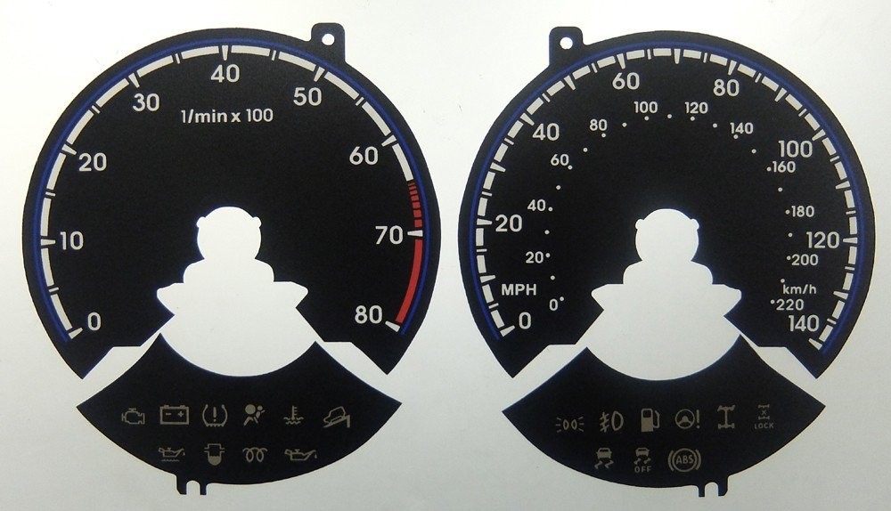 iX35 PETROL MPH DIAL CONVERSION