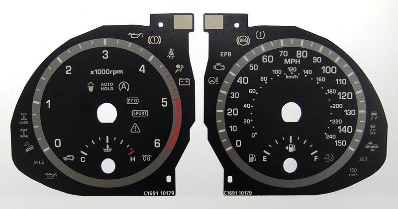 SANTE FE DIESEL MPH DIAL CONVERSION