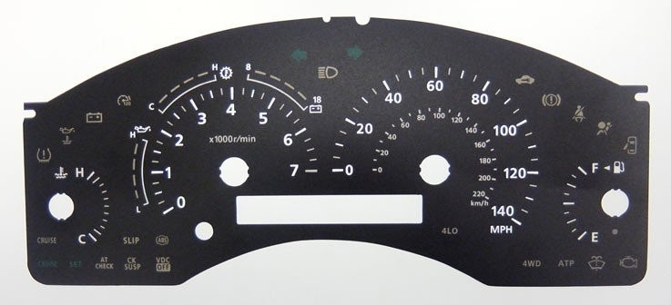 QX56 MPH DIAL CONVERSION