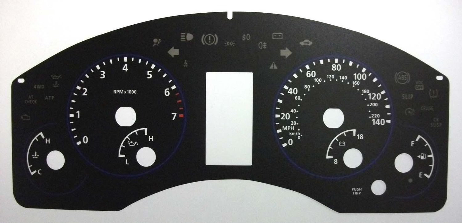 QX56 MPH DIAL CONVERSION