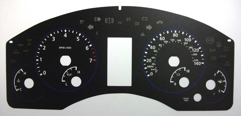 QX56 MPH DIAL CONVERSION