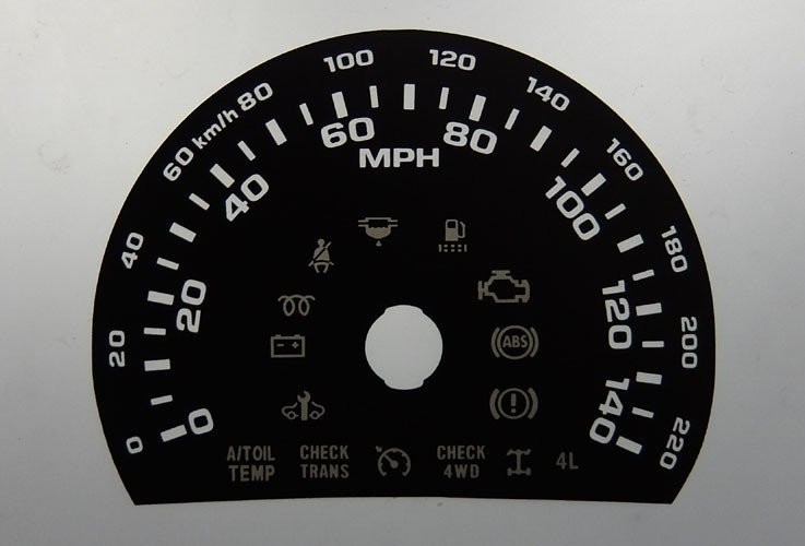 D-MAX MPH DIAL CONVERSION