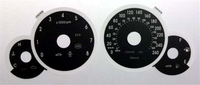 GENESIS KM/H DIAL CONVERSION