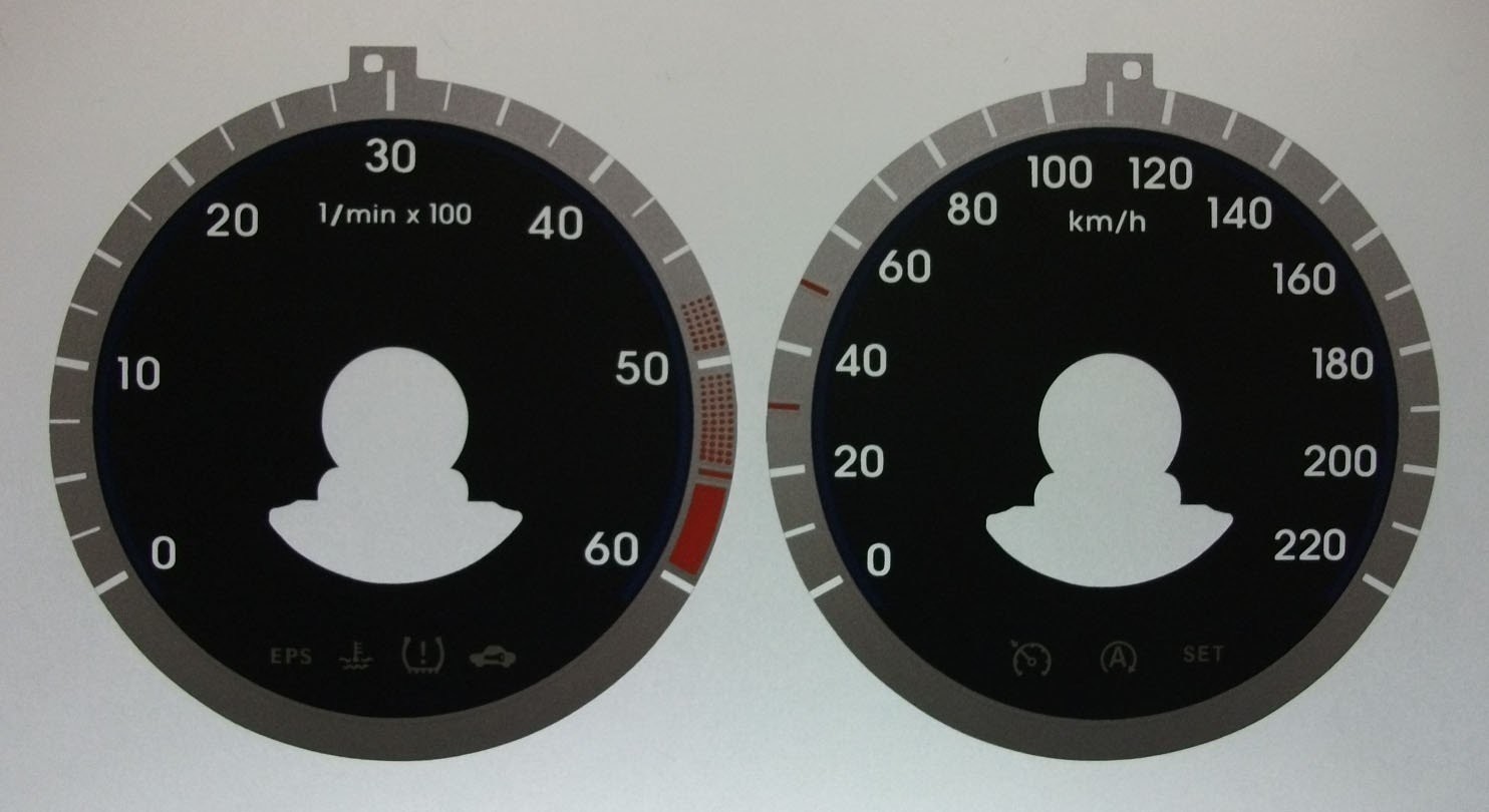 iX35 DIESEL KM/H DIAL CONVERSION