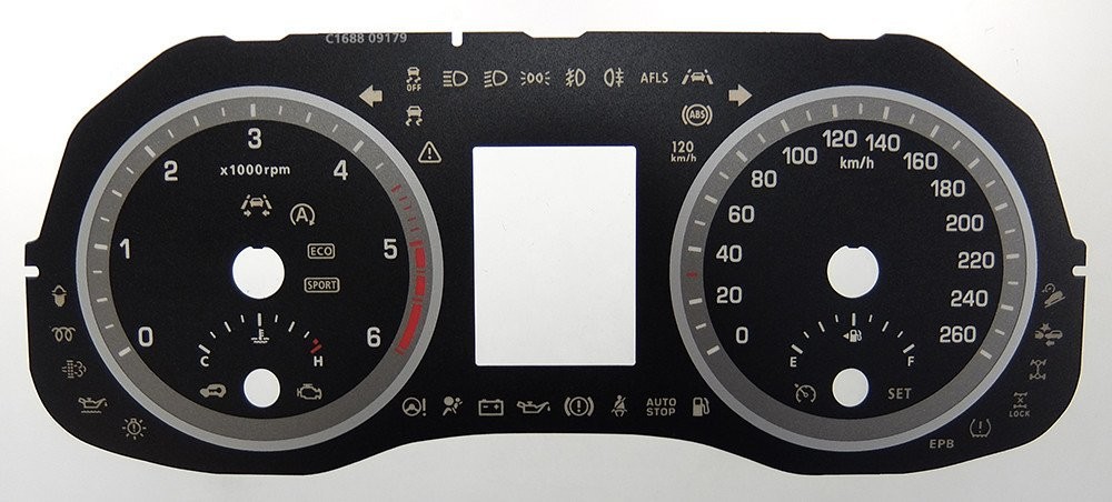 TUCSON KM/H DIAL CONVERSION