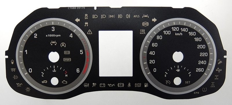 TUCSON KM/H DIAL CONVERSION