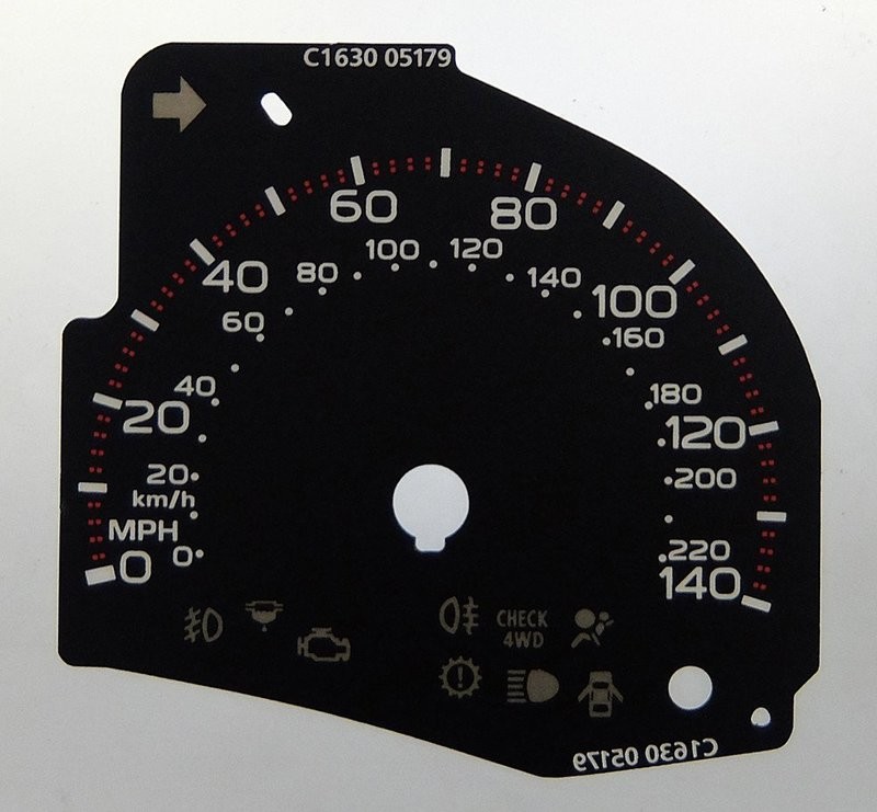 D-MAX MPH DIAL CONVERSION
