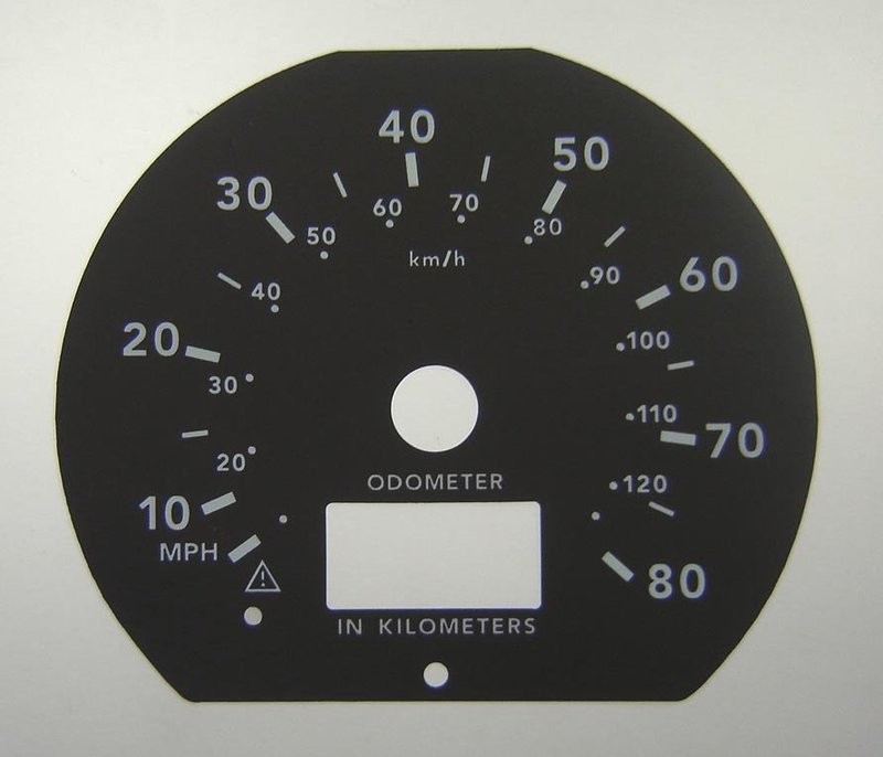 TRUCK MPH DIAL CONVERSION