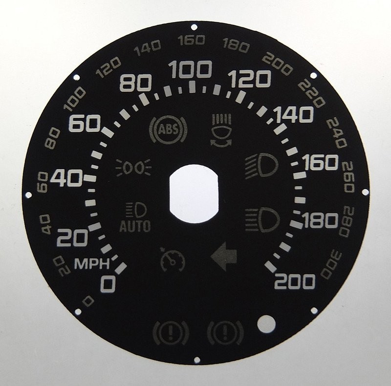 F-TYPE MPH DIAL CONVERSION