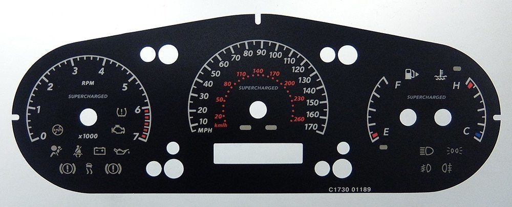 XJ / XK MPH DIAL CONVERSION
