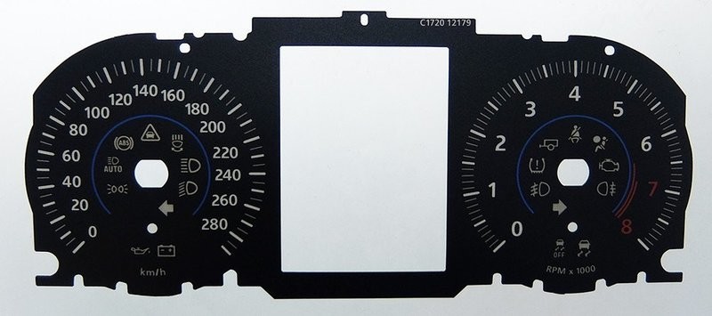 XF KMH DIAL CONVERSION