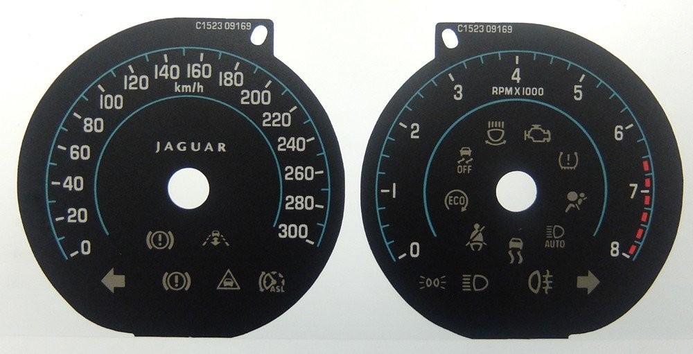 XF / XK KMH DIAL CONVERSION