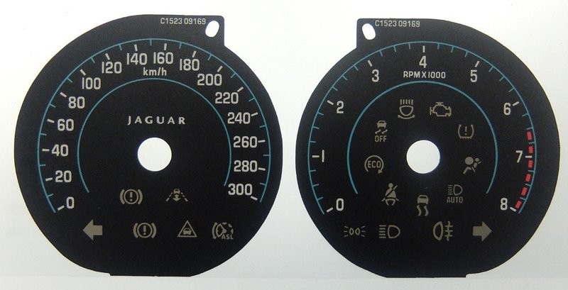 XF / XK KMH DIAL CONVERSION