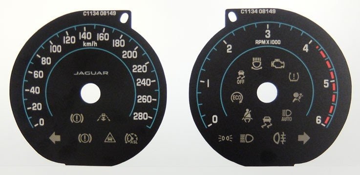 XF / XK KMH DIAL CONVERSION