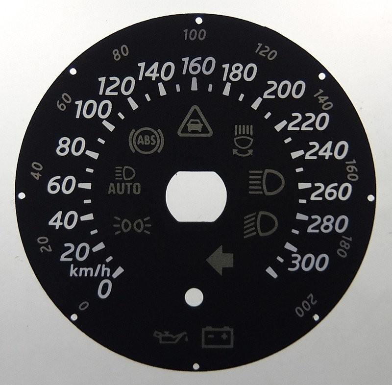 F-TYPE KMH DIAL CONVERSION