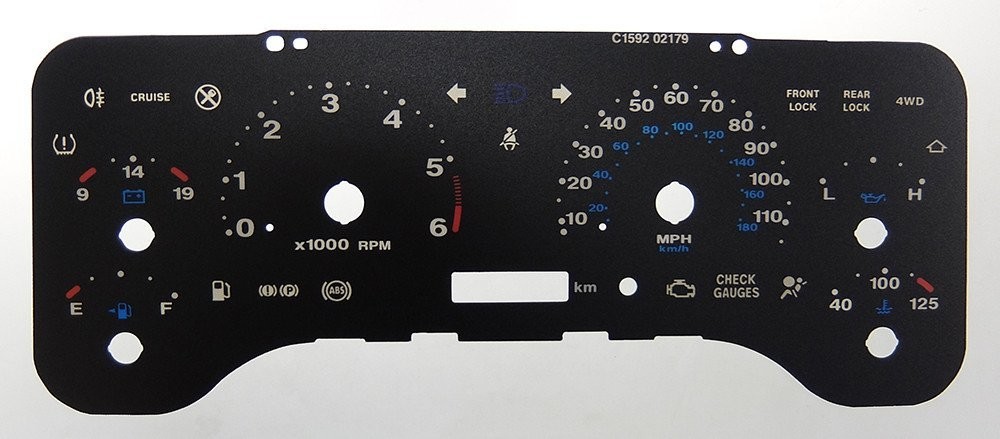 WRANGLER MPH DIAL CONVERSION