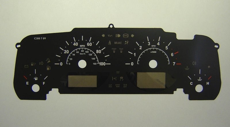 WRANGLER MPH DIAL CONVERSION