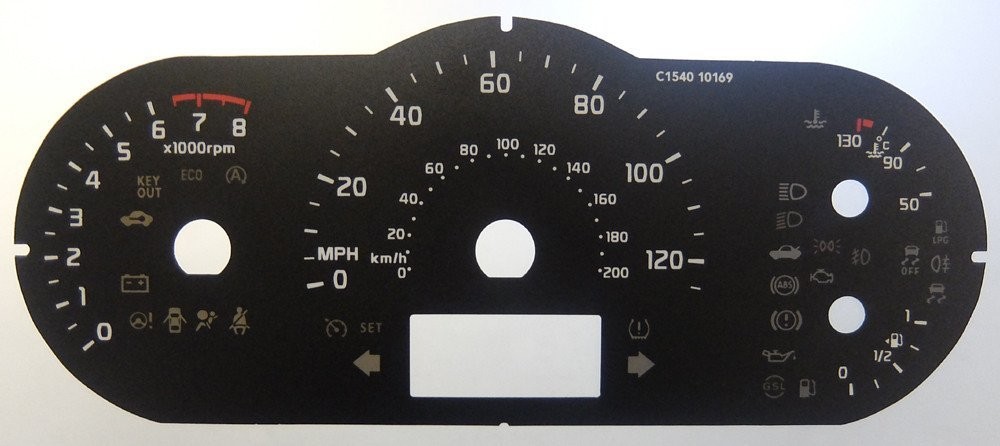 PICANTO MPH DIAL CONVERSION