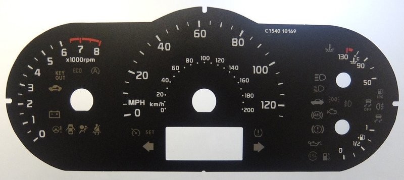 PICANTO MPH DIAL CONVERSION