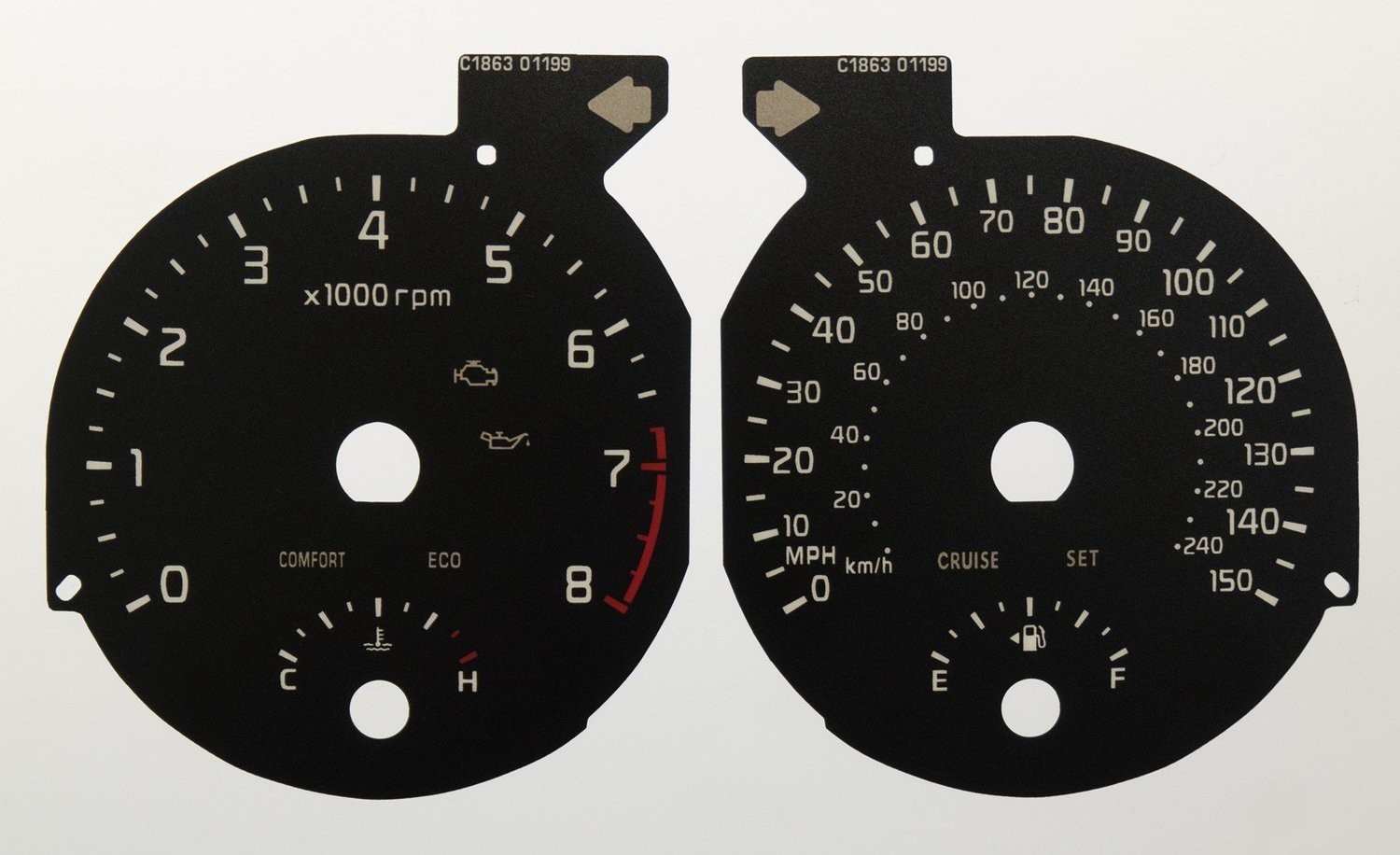 SEDONA MPH DIAL CONVERSION